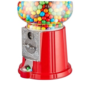 Kwang Hsieh (Version française) Distributeur automatique de chocolat classique rouge de 15 pouces avec alliage d'aluminium et globe en verre, capacité de 5 livres - Product Image 2