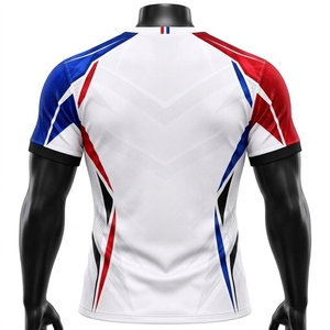 Maillot de football moderne conçu avec un tissu résistant, des coutures soignées et des panneaux respirants offrant un confort optimal pendant l'entraînement - Product Image 5