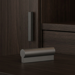 Trending Modern Brass Pull <b>Door</b> Handle Durable <b>Matte</b> <b>Black</b> Furniture Hardware for Cabinet Kitchen Wardrobe Bedroom Use - Product Image 4