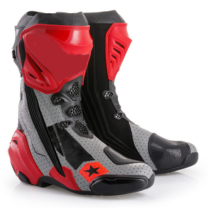 Men's <b>Black</b> White Yellow Plus Size Flame-Retardant Leather Sportswear Motorcycle <b>Boots</b> Breathable Anti-UV Quick Dry All Seasons - Product Image 6