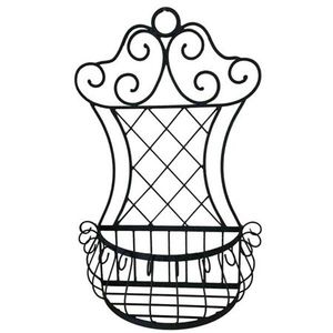 Canasta Colgante de Pared de Hierro para Exhibición de Plantas Decorativas en Hoteles, Restaurantes y Cafeterías, y Decoración de Interiores - Product Image 1