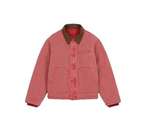 Chaqueta informal de trabajo de invierno vaquero Retro para hombre, ropa de trabajo de lona, chaquetas de trabajo vaqueras cómodas, chaqueta de calle de moda de invierno - Product Image 1