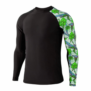 Rashguard personnalisé pour homme, tissu respirant, séchage rapide, écologique, antibactérien, extensible dans 4 directions, UPF50, manches longues pour la gym et le MMA - Product Image 5