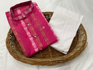 Designer <b>Mens</b> Ethnic And Traditional Cotton <b>Kurta</b> With Cotton Payjama Fully Stitched Ready To Wear Set - Product Image 1