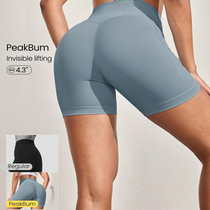 Shorts de Yoga de Cintura Alta para Mujer, Transpirables, de Secado Rápido, Personalizables con Logotipo, Ropa Deportiva de Alta Elasticidad para Gimnasio - Product Image 6