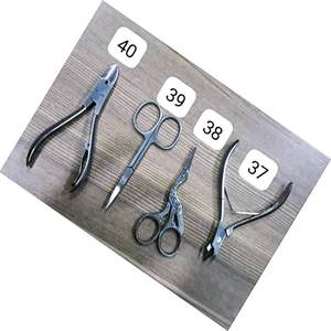 Professional Stainless Steel <b>Nail</b> <b>Kit</b> With 9 Tools For Manicure And Pedicure In Wooden Box - Product Image 5