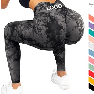 Leggings de yoga décontractés respirants à coutures invisibles taille haute pour femme GAF, longueur mi-mollet, tissu 220g, design rehausseur de hanches, fitness - Product Image 4