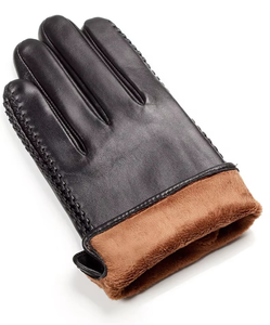 New Custom Stylish <b>Touch</b> <b>Screen</b> Sports Breathable Man Warm Motorcycle Winter Sheepskin Leather Hand <b>Gloves</b> - Product Image 3