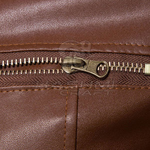 Classic Men Leather Winter Jacket With Durable Material And Comfortable Style Suitable For Casual And Street Wear - Product Image 6