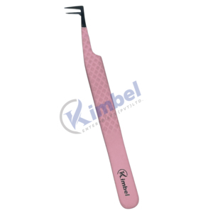 Pinces à épiler professionnelles en acier inoxydable multi-pointes, 4 pièces, pour extensions de cils, emballage personnalisé - Product Image 5