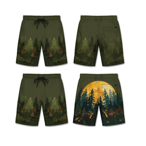 Pantalones Cortos con Estampado Gráfico de Vida Silvestre Más Vendidos para Hombre, Ropa Deportiva Informal para Exteriores - Product Image 3