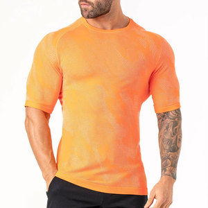 Ropa Deportiva para Hombre, Corte Regular, 100% Algodón, Transpirable, Elástica, Cuello Redondo, Camiseta Personalizable en Color, para Trabajo y Entrenamiento, Venta al Por Mayor - Product Image 1