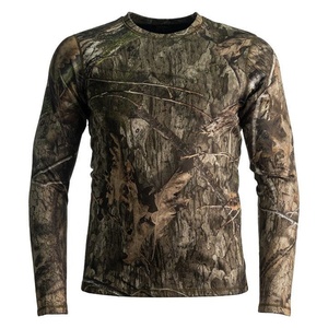 Men's Long Sleeve Camouflage Hunting Shirt Moisture-Wicking Polyester Full Sleeve Autumn Outdoor Wear - Product Image 3