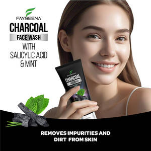 โฟมล้างหน้าถ่านไม้เฟยซีน่า สูตรดีไซน์พิเศษ สำหรับทำความสะอาดล้ำลึก ควบคุมความมัน รักษาสิว เหมาะสำหรับทุกสภาพผิว ไม่มีน้ำหอม - Product Image 3
