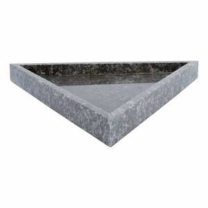 Bandeja Triangular de Mármol Gris, Piedra Natural, Decoración Moderna de Lujo para el Hogar, Bandeja para Servir en Comedor, Cocina y Sala de Estar - Product Image 1