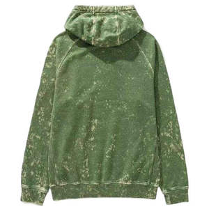 Sweat à capuche pour homme en coton épais délavé et vieilli, style streetwear, vente en gros OEM - Product Image 4