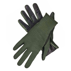 Guantes de Vuelo Nomex Ignífugos de Alta Calidad, Resistentes al Calor, Tácticos, de Aviación, de Cuero Genuino, del Fabricante - Product Image 1