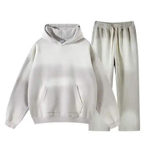 Ropa Deportiva de Felpa Francesa con Estampado Serigrafiado Personalizado, Estilo Streetwear, Efecto Desgastado, Lavado Ácido, Ecológica, para Mujer, Invierno - Product Image 5