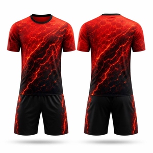Uniforme de Fútbol Dinámico para Adultos, Jersey y Pantalones Cortos con Estampado Animal en la Parte Delantera, Ropa Deportiva Ligera y Transpirable de Secado Rápido, para Partidos de Equipo - Product Image 1