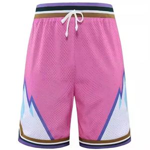 Shorts pour hommes 100% polyester respirant imperméable pour la course à pied et la gym, avec impression de logo couleur personnalisée par sublimation - Product Image 1