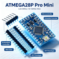 Placa de Desarrollo ATMEGA328P Pro Mini, 3.3V 8MHz 5V 16MHz, Microcontrolador MCU, Módulo de Controlador Integrado, Electrónica DIY
