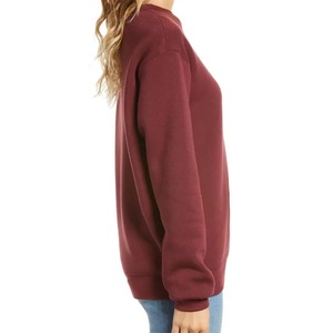 Nouveau style de sweat-shirt décontracté doublé et respirant pour femme, conception OEM, col rond de haute qualité, devant en jersey - Product Image 2