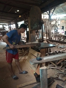 Banc de jardin de qualité supérieure banane Premium teck couleur naturelle pour jardin piscine extérieure Villa hôtel plage - Product Image 6