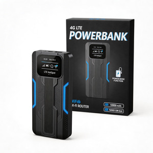 Router Móvil DNXT 4G LTE, WiFi6 de 2.4GHz/5.8GHz, Modo AP, 300Mbps, Firewall, Batería de 10000mAh, WiFi de Bolsillo para Viajes - Product Image 1