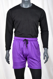 Men's Long Arch Shorts with Inner <b>Layer</b>, Modest Briefs, High Waist Sports Shorts for Running and Training, Premium Quality, Full - Product Image 6