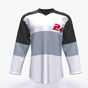 Camiseta de Hockey sobre Hielo para Jóvenes, Unisex, con Estampado Digital, 100% Poliéster, Precio Económico al por Mayor - Product Image 1
