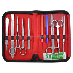 Kit de dissection anatomique pour étudiants en médecine, instruments manuels en acier inoxydable, certifié CE, dans un étui à fermeture éclair, facile à transporter, OEM ODM - Product Image 1