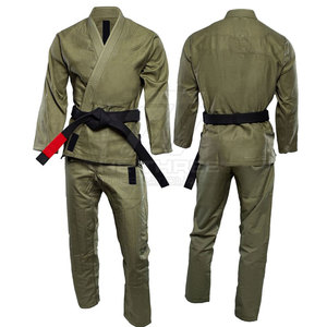 High Quality <b>Professional</b> Breathable Lightweight 100% Cotton BJJ Suit Martial Arts Gi Set Front for Brazilian Jiu Jitsu Training - Product Image 5