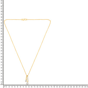 GLEAMORA ENTERPRISE Pendentif Cœur en Or Jaune avec Diamant de Laboratoire Taille Brillant pour Femme, Tendance, 14K, 2,75g, Couleur H - Product Image 5