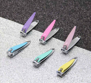 Wholesale Manufacturer Macaron Color <b>Nail</b> Clipper Set Carbon Steel Enamel Coated Fingernail Cutter Bulk Everyday Beauty Cares - Product Image 5