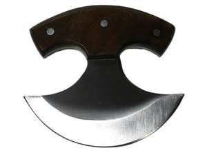 Wood Handle Sheepsfoot Skinner Knife Carbon Steel Blade 0.7mm Thickness For <b>Woodworking</b> - Product Image 1
