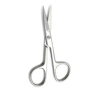 Professional Cuticle Nail <b>Scissors</b> Straight Small Mustache <b>Beard</b> Nail Art Trimmer Precision Stainless Steel Manicure Pedicure - Product Image 3