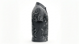 Chemises de sport pour hommes à manches courtes, personnalisables, en maille unie, anti-plis, séchage rapide, imprimées, pour le golf – Créez votre propre marque - Product Image 3