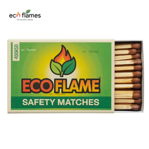 Material de cartón de seguridad de madera de combustión larga de alta calidad con logotipo impreso - Product Image 1