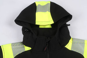 Wholesale Custom Logo Vintage Fleece Hooded <b>Jacket</b> Winter <b>High</b> <b>Visibility</b> Waterproof Breathable <b>Softshell</b> Jacjet For Men's - Product Image 3