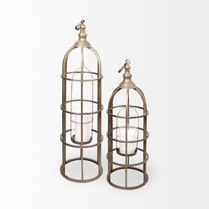 Minimalist Metal Candle Lantern Elegant Decorative <b>Hanging</b> Indoor <b>Outdoor</b> Wedding Home Garden <b>Lighting</b> Display Collection - Product Image 2