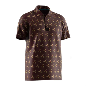 Polo estampado para hombre, camiseta polo informal de verano transpirable de manga corta, ropa de calle ligera, cómoda y moderna - Product Image 6