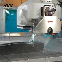 Máquina de corte de piedra CNC de 5+1 ejes con ATC para granito, cuarzo, cerámica, con funciones de corte de círculos, elipses, sectores y líneas arbitrarias