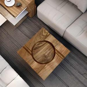 Handmade Wooden Tabletop Cigar <b>Ashtray</b> Modern Classic Design Eco-Friendly Smoking Ash Holder for Home Office Restaurant and Bar - Product Image 2