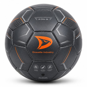 Ballon de football professionnel en cuir PU cousu à la machine, édition Championnat, 32 panneaux, taille 5, personnalisable pour entraînement et matchs - Product Image 1