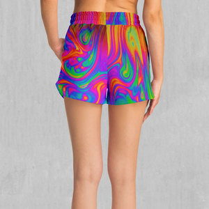 Women's Custom Sublimation Print Summer Sport Shorts Fashionable Swim Board Shorts for Beachwear <b>Bikinis</b> 1 Piece - Product Image 2