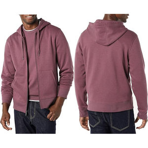 Sweat à capuche zippé Tech Fleece pour homme – Doux, coupe-vent, respirant, en molleton de coton épais et chaud pour l'hiver - Product Image 5