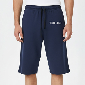 Latest Design Sun Fade Wash Men's Shorts Custom Embroidery Logo Eco-Friendly Breathable <b>Elastic</b> Waist Gym sweat shorts - Product Image 1