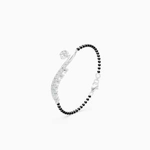 0.39 Ct Lab Grown Diamond Full <b>Beads</b> <b>Bracelet</b> In 9K Yellow White And Rose Gold - Product Image 3