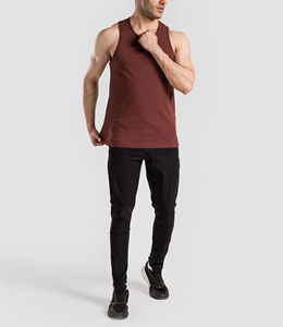 Camisetas sin Mangas Transpirables con Logotipo Personalizado para Hombre, Chalecos de Entrenamiento de Gimnasio Tejidos, Camisetas Casuales para Ejercicio Físico - Product Image 2