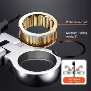 Set di 8 Chiavi Combinate Metriche con Custodia Arrotolabile - Product Image 5